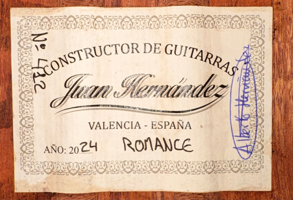 Juan Hernandez Romance Cedar