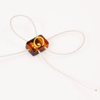 String Tie - Brown Amber