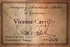 Vicente Carrillo Alegrias Flamenco Blanca