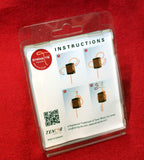 String Tie - Brown Amber